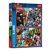 Trefl 2-in-1 Marvel The Avengers: Defender of the World Puzzle - 200 Pcs | 13318
